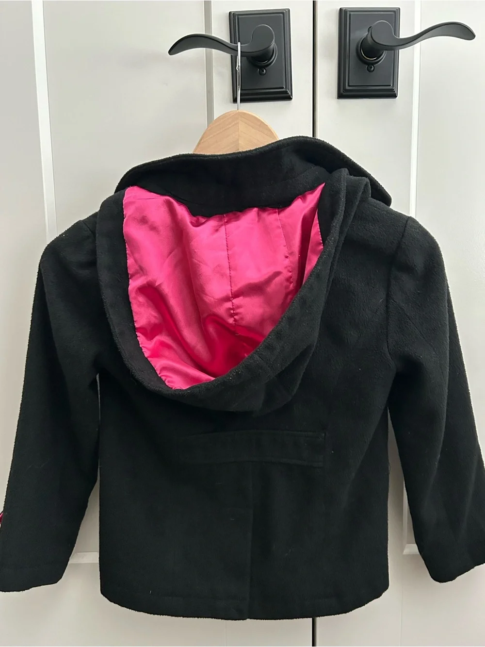 Black Kids Peacoat Jacket - Falls Creek